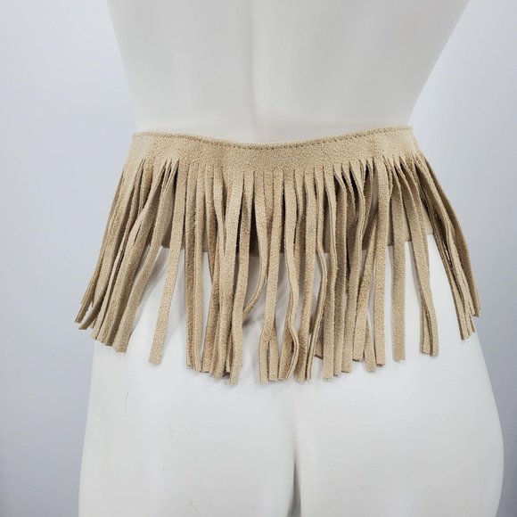 Love Strength Genuine Sand Fringe Suede Jimmi Belt - Picture 10 of 10